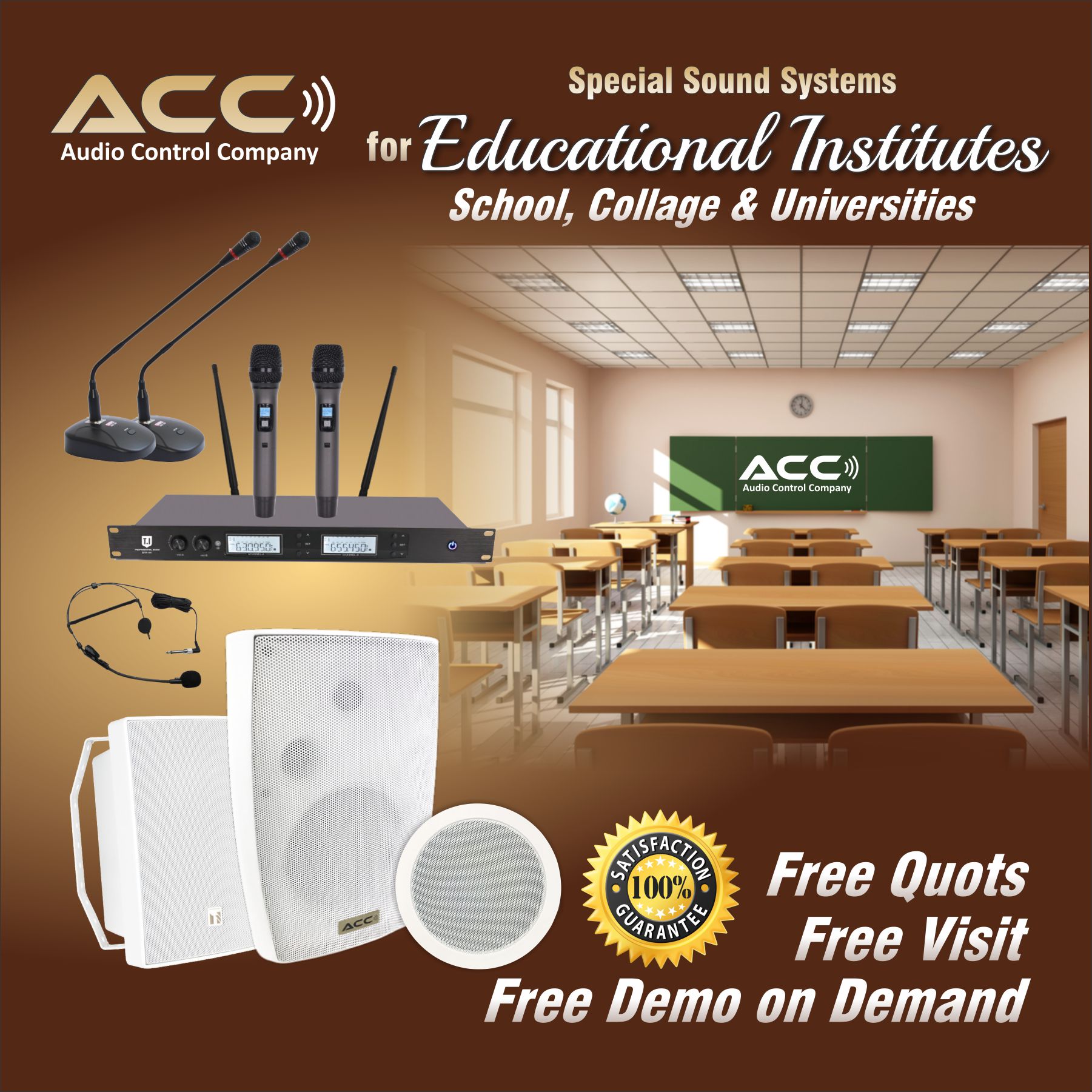 Sound System for Training Center and Seminar Hall Lahore
